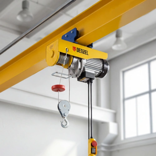 Тельфер электрический TF-500, 0.5 т, 1020 Вт, высота 12 м, 10 м/мин Denzel по ценам производителя в Москве с доставкой по всей России