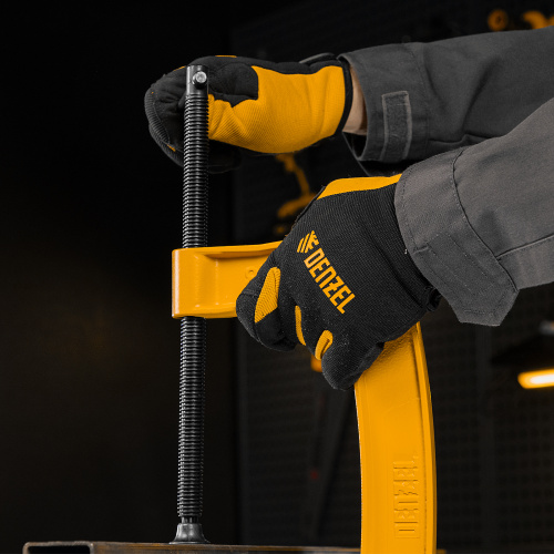 Струбцина G-образная, усиленная, 200 мм Denzel по ценам производителя в Москве с доставкой по всей России