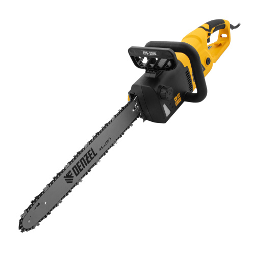 Пила цепная электрическая EDS-2200, 2.2 кВт,продольная, шина 45 см, шаг 3/8, паз 1.3 мм, 62 звена Denzel по ценам производителя в Москве с доставкой по всей России