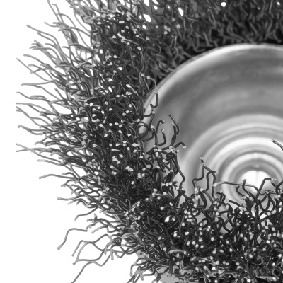 Щетка для дрели, 50 мм, "чашка" со шпилькой, витая проволока 0.3 мм Сибртех по ценам производителя в Москве с доставкой по всей России