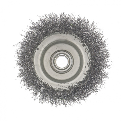 Щетка для УШМ, 100 мм, М14, "чашка", витая проволока Сибртех по ценам производителя в Москве с доставкой по всей России