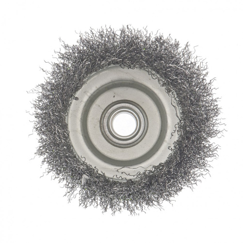 Щетка для УШМ, 100 мм, М14, "чашка", витая проволока Сибртех по ценам производителя в Москве с доставкой по всей России