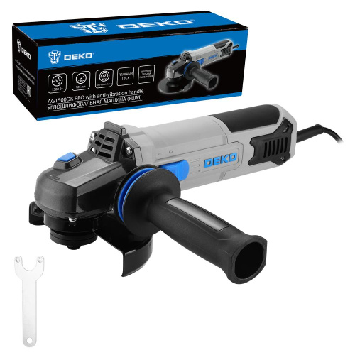 Углошлифовальная машина (УШМ) DEKO AG1500DK PRO, 125мм, 1500 Вт по ценам производителя в Москве с доставкой по всей России