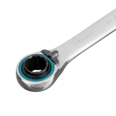 Набор ключей накидных с трещоткой, 8-19 мм, 2 шт, многоразмерные, реверсивные, CrV Gross по ценам производителя в Москве с доставкой по всей России