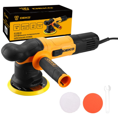 Шлифмашина полировальная орбитальная сетевая DEKO P1250-D, 125мм, 1250 Вт по ценам производителя в Москве с доставкой по всей России