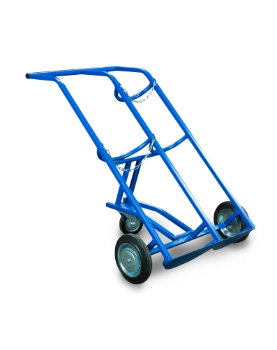 Тележка для баллонов пропан + кислород TOR ТГК-П, 2 баллона (250 резина + 160 поворотное) по ценам производителя в Москве с доставкой по всей России