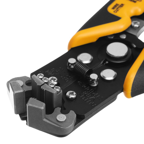 Щипцы для зачистки электропроводов 0,2-6 мм², функция обрезания проводов Denzel по ценам производителя в Москве с доставкой по всей России