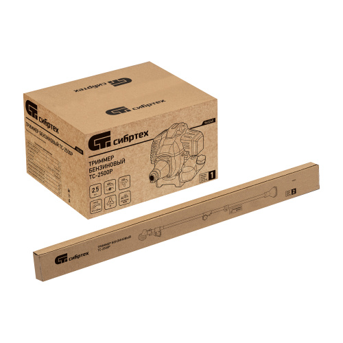 Триммер бензиновый ТС-2500Р, 43 см3, разъемная штанга, состоит из 2 частей Сибртех по ценам производителя в Москве с доставкой по всей России