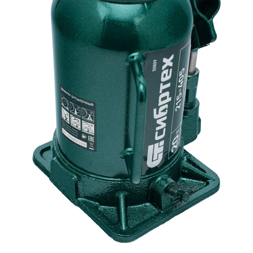 Домкрат гидравлический бутылочный, 20 т, 215-405 мм Сибртех по ценам производителя в Москве с доставкой по всей России