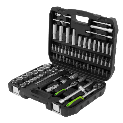 Набор инструмента, 1/2", 1/4", пластиковый кейс,94 предмета Сибртех по ценам производителя в Москве с доставкой по всей России