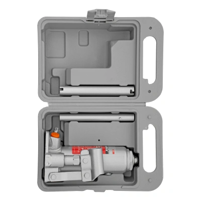 Домкрат гидравлический бутылочный, 2 т, h подъема 181-345 мм, в пластиковом кейсе Matrix по ценам производителя в Москве с доставкой по всей России