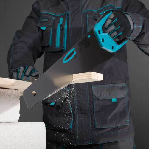 Ножовка по дереву "Piranha", 450 мм, 11-12 TPI, зуб-3D, каленый зуб, двухкомпонентная рукоятка Gross по ценам производителя в Москве с доставкой по всей России