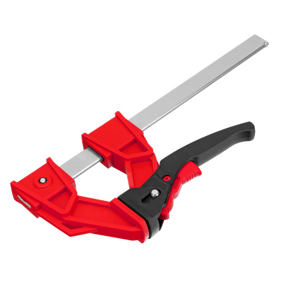 Струбцина реечная быстрозажимная, усиленная, пластиковый корпус рычажно-храповой механизм, 200 х 100 х 351 мм, штанга 5 х 22 мм Matrix по ценам производителя в Москве с доставкой по всей России