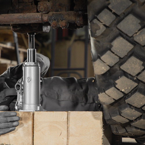 Домкрат гидравлический бутылочный, 8 т, h подъема 230-457 мм Matrix по ценам производителя в Москве с доставкой по всей России