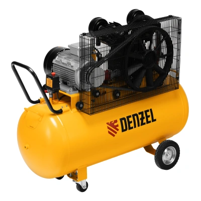 Компрессор воздушный рем. привод BCV 5500-T/200, 5,5 кВт, 200 литров, 850 л/мин Denzel по ценам производителя в Москве с доставкой по всей России