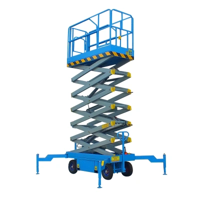 Подъемник ножничный самоходный 500 кг 6/8 м TOR SJY-0,5-6 DC аккумуляторный по ценам производителя в Москве с доставкой по всей России