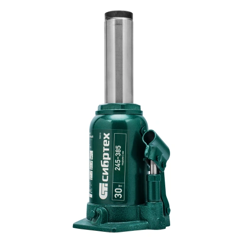 Домкрат гидравлический бутылочный, 30 т, 245-385 мм Сибртех по ценам производителя в Москве с доставкой по всей России