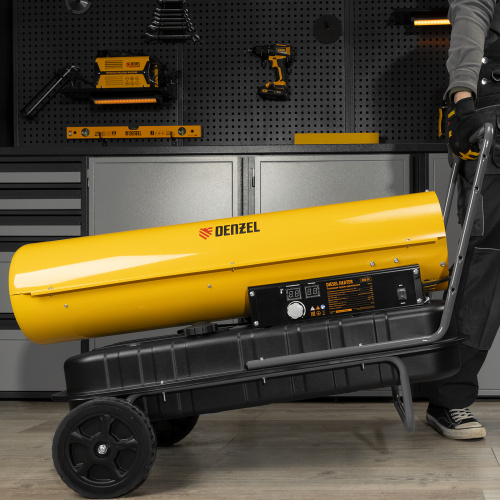 Дизельная тепловая пушка DHG-50, 50 кВт, 1100 м3/ч, прямой нагрев Denzel по ценам производителя в Москве с доставкой по всей России