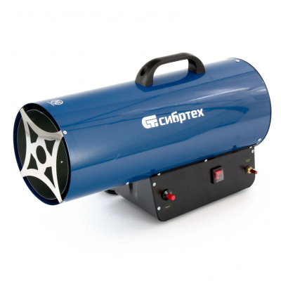 Газовая тепловая пушка СТГ-50, 50 кВт, 1400 м3/ч, пропан-бутан Сибртех по ценам производителя в Москве с доставкой по всей России