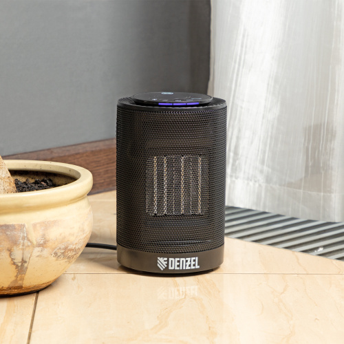 Тепловентилятор электрический керамический DTFC-1200, 3 режима, вентилятор, нагрев 600/1200 Вт Denzel по ценам производителя в Москве с доставкой по всей России