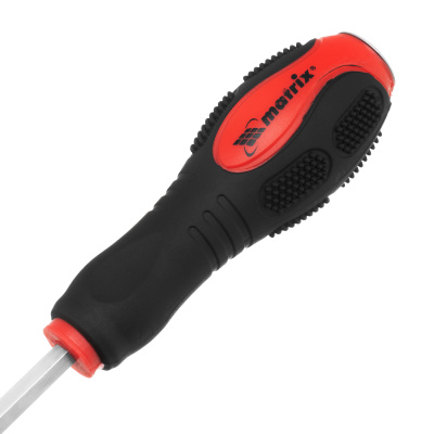 Ударная отвертка, SL6 x100 мм, двухкомпонентная рукоятка, CrV Matrix по ценам производителя в Москве с доставкой по всей России