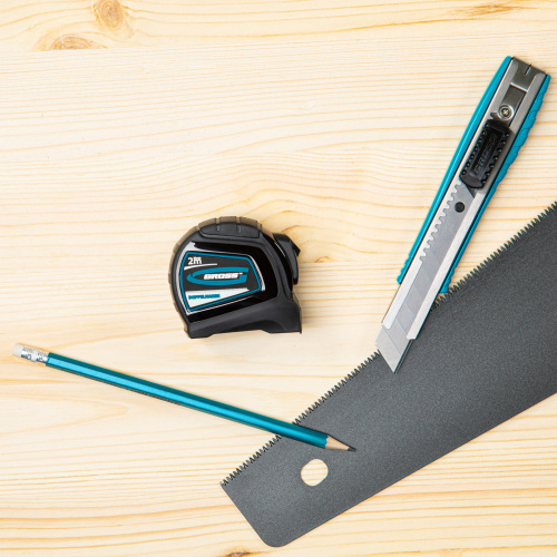 Рулетка "Doppelhaken",2 м x 16 мм,односторонний зацеп,Нейлон,двусторонняя шкала,автоматическая фиксация Gross по ценам производителя в Москве с доставкой по всей России