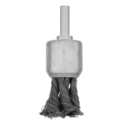 Щетка для дрели, 25 мм, "чашка" со шпилькой, крученая металлическая проволока Matrix по ценам производителя в Москве с доставкой по всей России