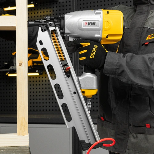 Нейлер пневматический PN2190 для гвоздей SN21 от 50 до 90 мм Denzel по ценам производителя в Москве с доставкой по всей России
