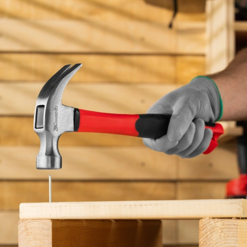 Молоток-гвоздодер optimal, 450 г, фибергласовая обрезиненная рукоятка Matrix по ценам производителя в Москве с доставкой по всей России