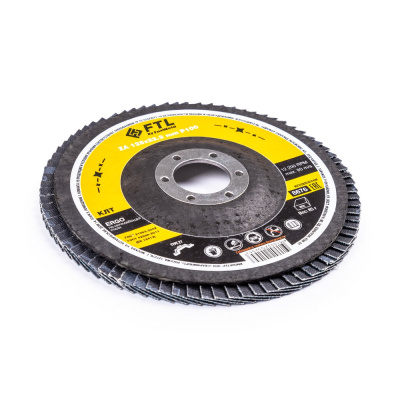 Круг лепестковый для шлифования по нержавеющей стали FTL Ergo 27 цирконий 125 х 22,2 мм P100 купить в Москве с доставкой по всей России | ProtosMarket.ru