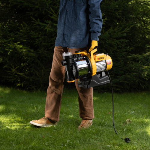 Садовый поверхностный насос GP1100SS, 1100 Вт, 4000 л/ч, подъем 45 м, пластик Denzel по ценам производителя в Москве с доставкой по всей России