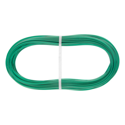 Трос металлополимерный зеленый ПР-2.5, толщина 2.5 мм, моток 20 метров Сибртех по ценам производителя в Москве с доставкой по всей России