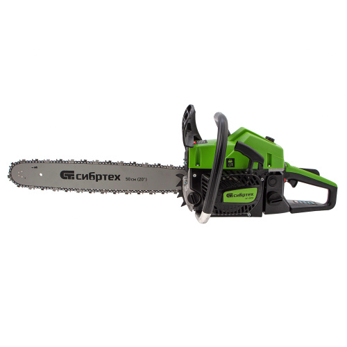 Пила цепная бензиновая БП-5850, 58 см3, шина 50 см, шаг 0.325, паз 1,5 мм, 76 звеньев Сибртех по ценам производителя в Москве с доставкой по всей России