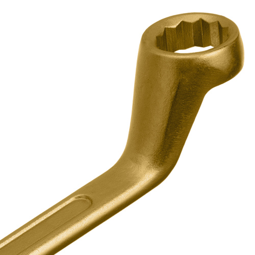 Ключ накидной, 19 х 22 мм, желтый цинк Сибртех по ценам производителя в Москве с доставкой по всей России