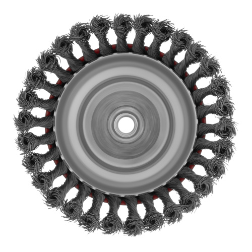 Щетка для УШМ, 150 мм, М14, "чашка", крученая проволока 0.5 мм Matrix по ценам производителя в Москве с доставкой по всей России