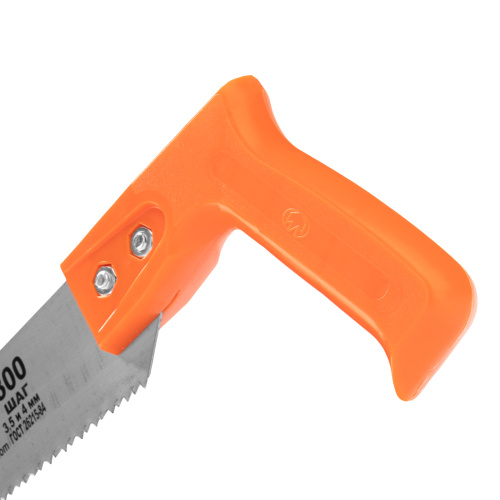Ножовка по дереву, 300 мм, 3 сменных полотна, пластиковая рукоятка по ценам производителя в Москве с доставкой по всей России