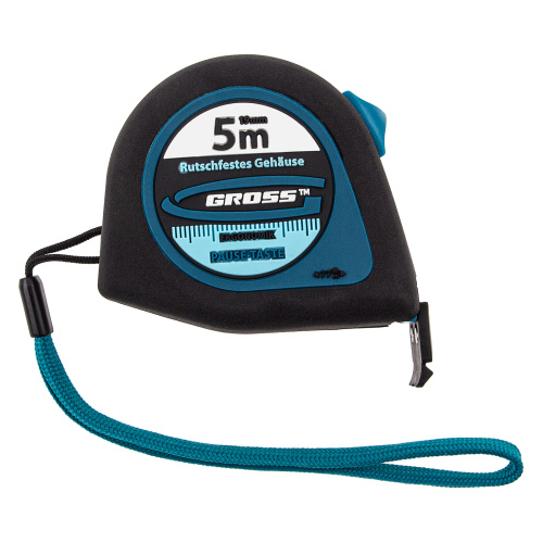 Рулетка "Ergonomisch",5 м x 19 мм,магнитный обрезиненный зацеп Gross по ценам производителя в Москве с доставкой по всей России
