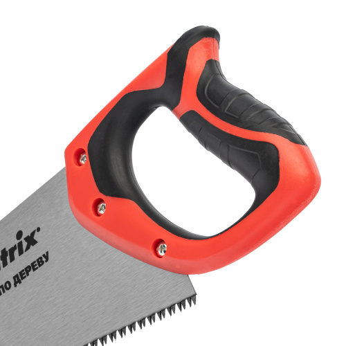 Ножовка по дереву, 450 мм, 7-8 TPI, зуб-3D, каленый зуб, двухкомпонентная рукоятка Matrix по ценам производителя в Москве с доставкой по всей России