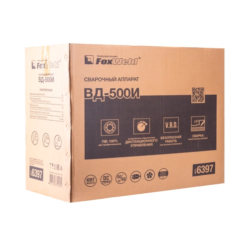 Инверторный сварочный аппарат ВД-500И (пр-во FoxWeld/КНР) купить в Москве с доставкой по всей России | ProtosMarket.ru