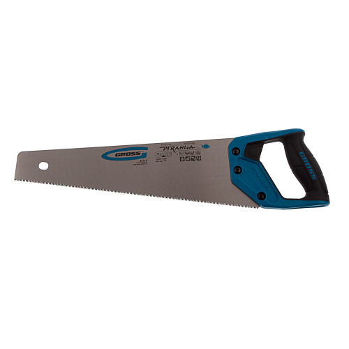 Ножовка по дереву "Piranha", 400 мм, 11-12 TPI, зуб-3D, каленый зуб, двухкомпонентная рукоятка Gross по ценам производителя в Москве с доставкой по всей России