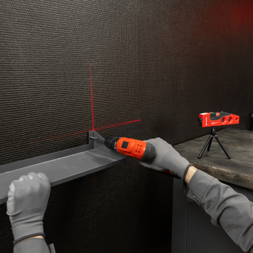 Лазерный уровень, 180 мм, 220 мм штатив, 4 глазка Matrix по ценам производителя в Москве с доставкой по всей России