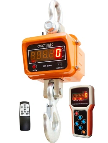 Весы крановые ВЭК-10000 лайт с дублированием показаний на пульт по ценам производителя в Москве с доставкой по всей России