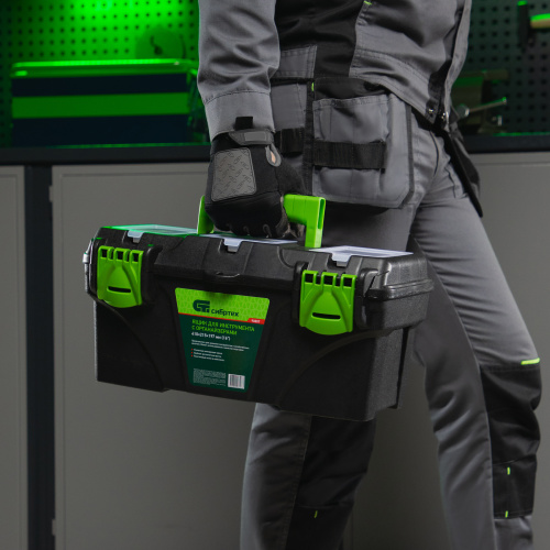 Ящик для инструментов 16”, с органайзерами Сибртех по ценам производителя в Москве с доставкой по всей России