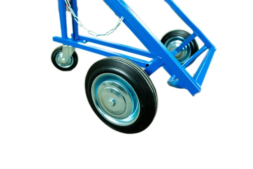 Тележка для металлических бочек TOR КБ-2 (250 литая+160 поворотное) по ценам производителя в Москве с доставкой по всей России