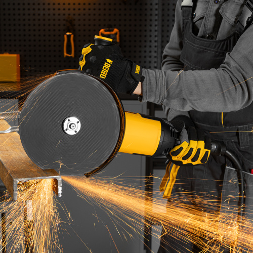 Машина шлифовальная угловая AG230-2400, 2400 Вт, 230 мм, 6000 об/мин Denzel по ценам производителя в Москве с доставкой по всей России