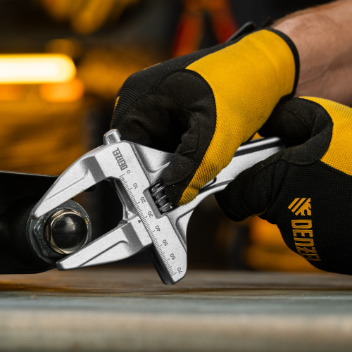 Ключ разводной 205 мм, алюминиевый Denzel по ценам производителя в Москве с доставкой по всей России