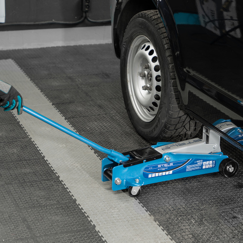 Домкрат гидравлический подкатной, высокий подъем, 3т, SUV, 190-535 мм, в кейсе Stels по ценам производителя в Москве с доставкой по всей России