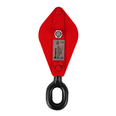 Блок монтажный с проушиной, 0,5  т Matrix купить в Москве с доставкой по всей России | ProtosMarket.ru