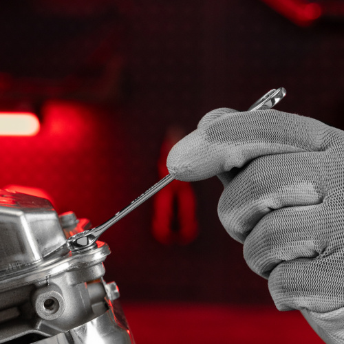 Ключ комбинированный, 9 мм, CrV, полированный хром Matrix по ценам производителя в Москве с доставкой по всей России