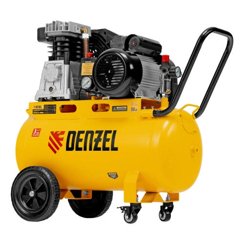 Компрессор воздушный рем. привод BCI 2100/50, 2,1 кВт, 50 литров, 400 л/мин Denzel по ценам производителя в Москве с доставкой по всей России